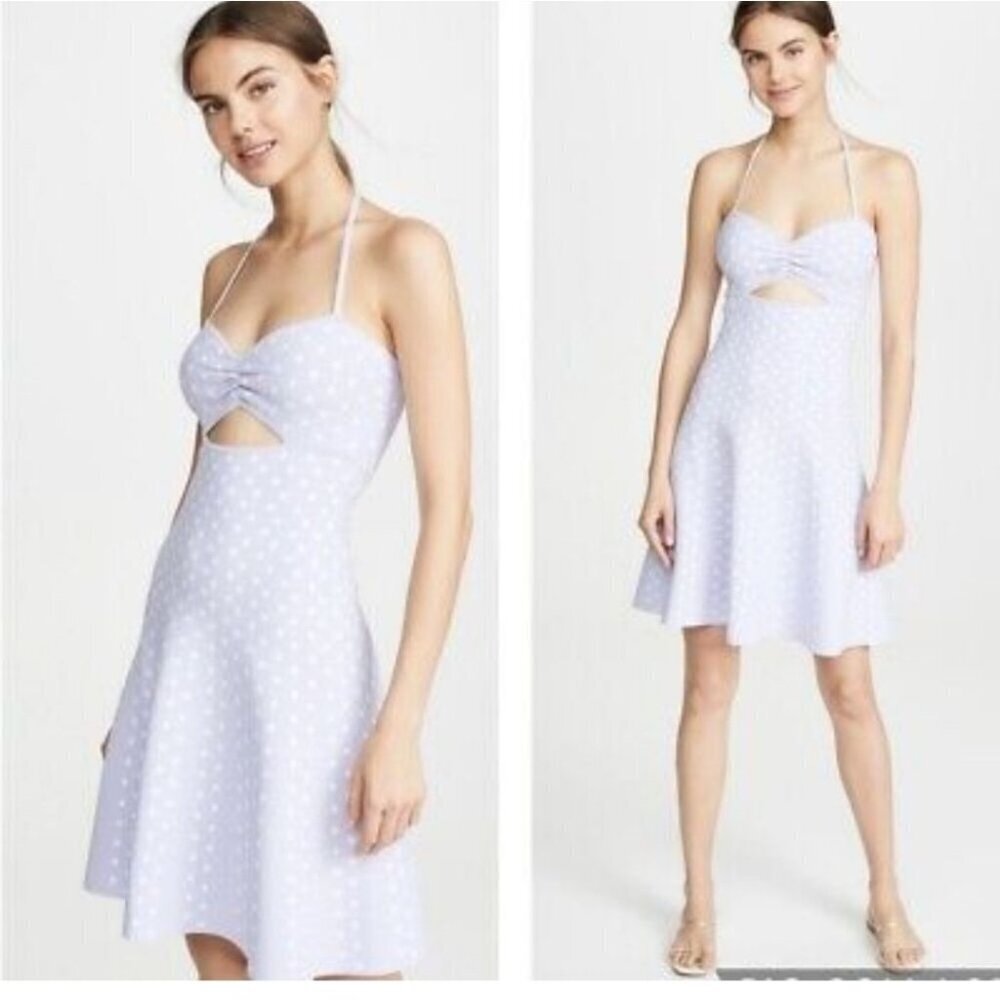 Ronny Kobo Collection Lavender Polka Dot Dress